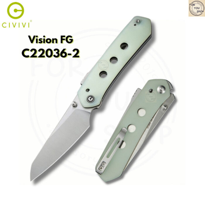 th-11134207-81ztn-mmysudnwqg3na5.jpg มีดพับ CIVIVI Vision FG EDC ใบมีด Nitro-V 3.54 นิ้ว ด้าม G10 / Ultem Thumb Stud & Superlock