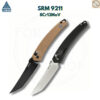 มีดพับ SRM 9211 ใบมีด 8Cr13MoV ขนาด 3.6 นิ้ว ทรง Clip Point ด้าม G10 ระบบ Crossbar Lock Tactical EDC