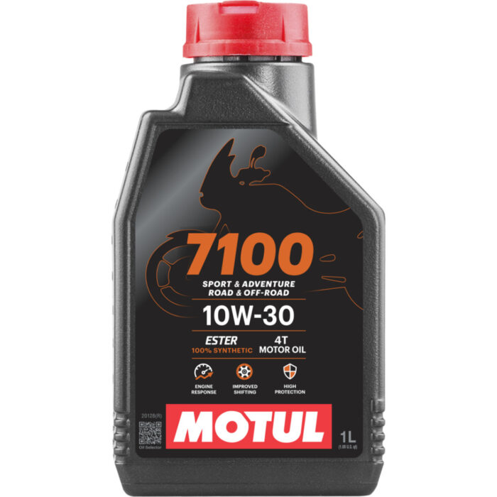 น้ำมันเครื่อง โมตุล MOTUL 7100 10W40 15W50 4T สูตร ESTER สังเคราะห์แท้ 100% สำหรับมอเตอร์ไซค์ 1L