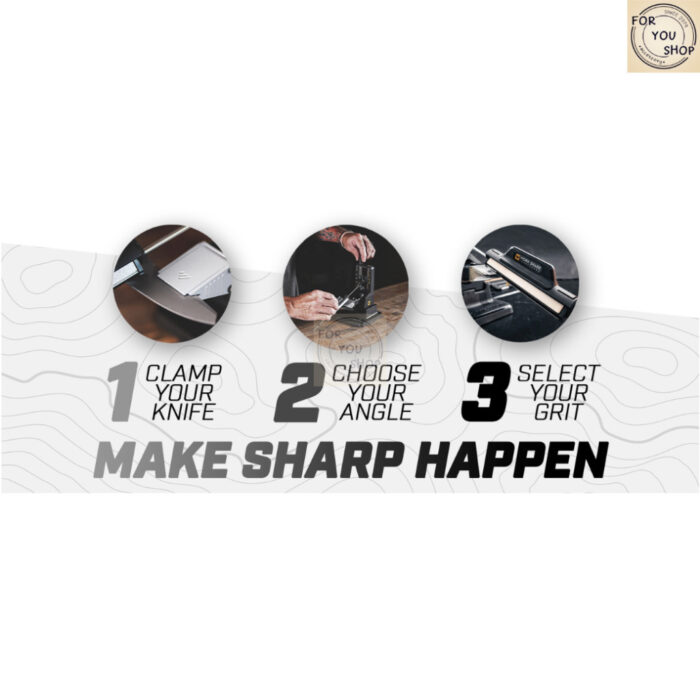 ชุดเครื่องลับมีด Work Sharp Precision Adjust Elite ปรับองศาได้ | ลับมีดครัว มีดล่าสัตว์ มีดฟันหยัก +Precision Adjust Eli