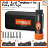 ประแจตั้งแรงบิด Coobeast พร้อมดอกไขควง 38ชิ้น+กล่อง ใช้ติดกล้อง ซ่อมปืน ซ่อมจักรยาน งานช่างละเอียด