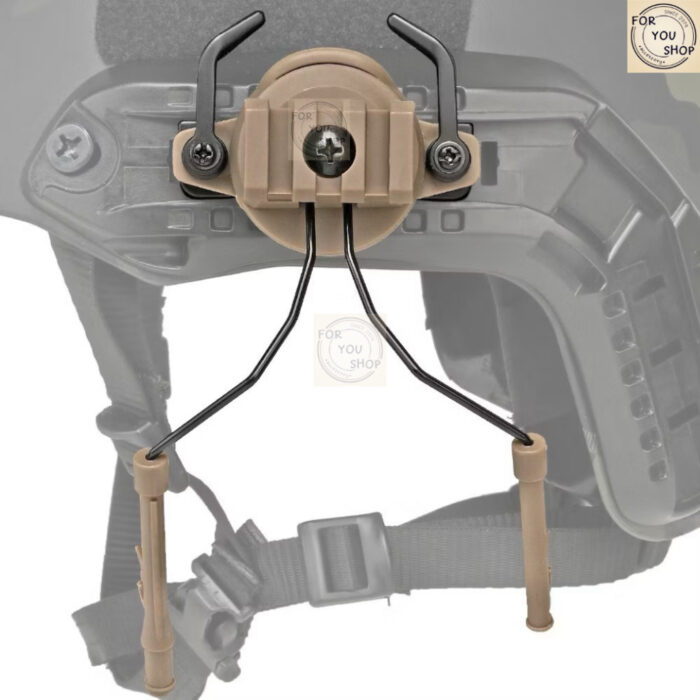 th-11134207-81zto-mlg4ubx1xtdue9.jpg ขายึดหูฟัง Tactical สำหรับรางหมวกกันน็อค 19-21มม. ปรับได้ 360° ที่ครอบหูป้องกันเสียง ขาติดหูฟัง