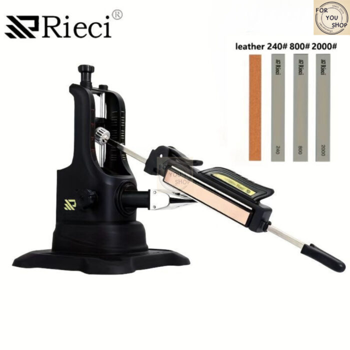 Rieci เครื่องลับมีดปรับองศา Precision Knife Sharpener หินลับมีดระบบปรับมุม ลับมีดคม สำหรับเชฟงานครัว RC-001