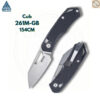 มีดพับ SRM Cub 261M ใบมีด 154CM / 140Cr Laminated ขนาด 2.83 นิ้ว ด้าม G10 ระบบ Crossbar Lock EDC