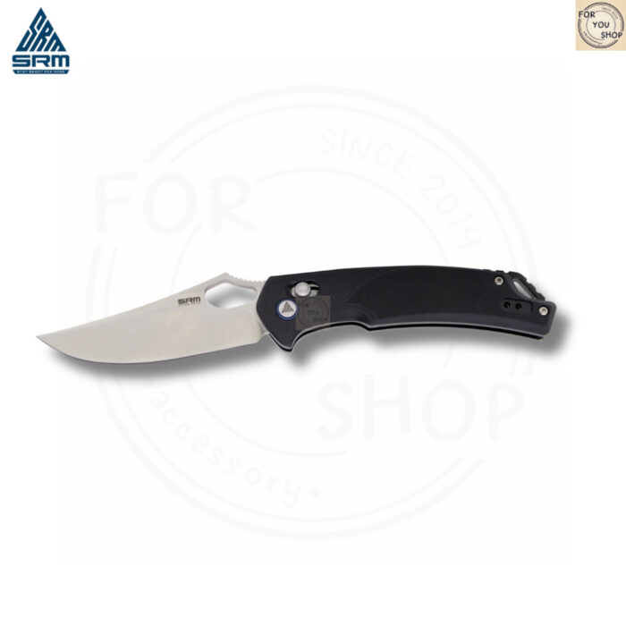 มีดพับ SRM Retriever 9202 ใบมีด D2 ขนาด 3.54 นิ้ว ทรง Clip Point ด้าม G10 ระบบ Crossbar Lock EDC