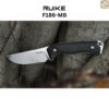 มีดพก Ruike Knife F186-MB ใบมีด D2 4.17นิ้ว Stonewash ด้าม Micarta พร้อมปลอก ABS Fixed Blade