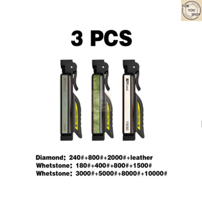 Rieci เครื่องลับมีดปรับองศา Precision Knife Sharpener หินลับมีดระบบปรับมุม ลับมีดคม สำหรับเชฟงานครัว RC-001