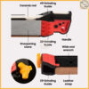 หินลับมีด หินเพชร Diamond แบบพกพา Angle Guide 20องศา Knife Sharpener สำหรับมีดพับ มีดครัว มีดเดินป่า