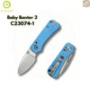 th-11134207-81ztp-mmyloo1mnyfa60.jpg มีดพับ CIVIVI Baby Banter 2 EDC ใบมีด 2.34" Nitro-V/14C28N ด้ามAluminum/Micarta/G10 Crossbar Lock