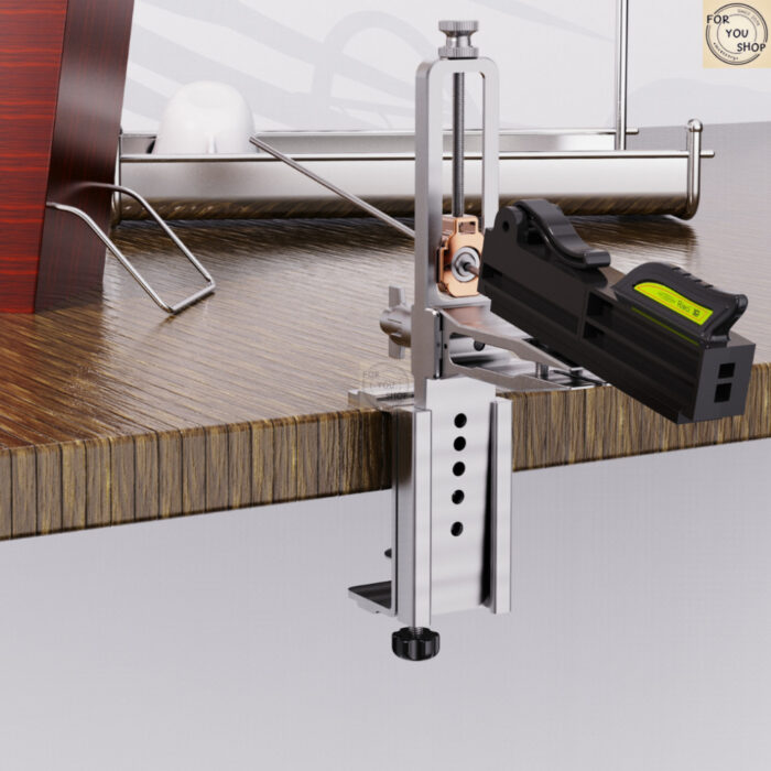 เครื่องลับมีด RIECI RC-002A รุ่นอัปเกรด ปรับองศาได้ 360° รองรับหินลับหลายประเภท พร้อมชุดหินครบ