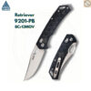 มีดพับ SRM Retriever 9201 ใบมีด D2 / 8Cr13MOV 3.54 นิ้ว Clip Point ด้าม G10 / FRN ระบบ Crossbar Lock
