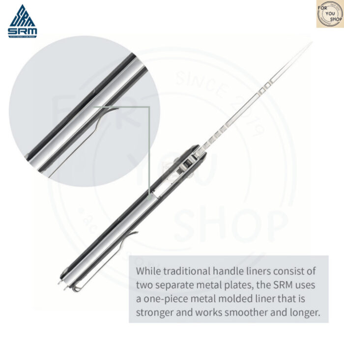 th-11134207-81ztp-mn2uuy5mpr7k01.jpg มีดพับ SRM Mirage 239X ใบมีด 14C28N ขนาด 3.62 นิ้ว ทรง Drop Point ด้าม G10 ระบบ Crossbar Lock EDC