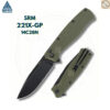 มีดพับ SRM 221X ใบมีด 14C28N ขนาด 3.6 นิ้ว ทรงBowie ด้าม G10 ระบบ Button Lock Tactical Folding Knife