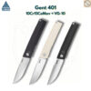 มีดพับ SRM Gent 401 ใบมีด 10Cr15CoMov (เทียบเท่า VG-10) ขนาด 3.27 นิ้ว ด้าม G10 ระบบ Liner Lock EDC