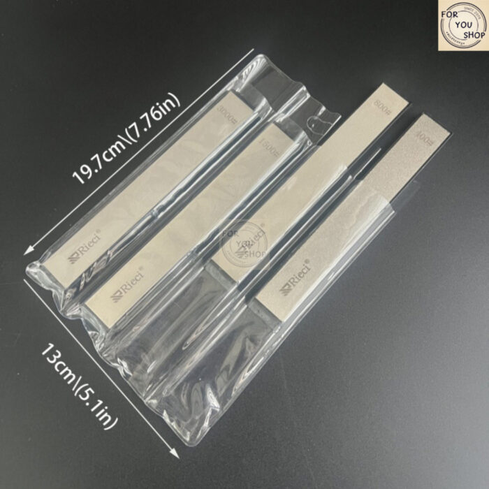 RIECI ชุดหินลับมีดเพชร Diamond Sharpening Stone 4 เบอร์ สำหรับมีดครัว มีดอเนกประสงค์ เหมาะกับ RC-003