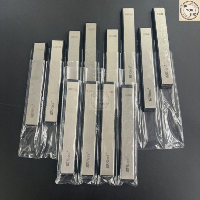 RIECI ชุดหินลับมีดเพชร Diamond Sharpening Stone 4 เบอร์ สำหรับมีดครัว มีดอเนกประสงค์ เหมาะกับ RC-003
