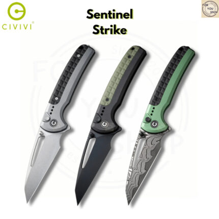 th-11134207-81ztq-mmx8d9c4s2ko83.jpg มีดพับ CIVIVI Sentinel Strike Flipper EDC ใบมีด K110 / Damascus 3.7 นิ้ว ด้าม Aluminum Button Lock