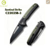 th-11134207-81ztq-mmx95awfsemd53.jpg มีดพับ CIVIVI Sentinel Strike Flipper EDC ใบมีด K110 / Damascus 3.7 นิ้ว ด้าม Aluminum Button Lock