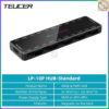 ฮับพัดลม ARGB 10 ช่อง 5V 3Pin + PWM SATA ตัวแปลงรวมสาย RGB ควบคุมไฟคอม PC Hub LP-10P