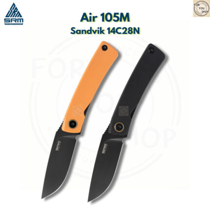 มีดพับ SRM Air 105M ใบมีด 14C28N ขนาด 2.95 นิ้ว ด้าม G10 ระบบ Liner Lock Tactical EDC Folding Knife