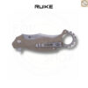 th-11134207-81ztq-mnmpm26r515011.jpg มีดพับ RUIKE P881-W ใบมีด Recurve Tanto 14C28N 2.97นิ้ว ด้าม G10 ระบบ Liner Lock พร้อมห่วงนิ้ว Karambit Flipper