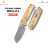 (มีส่งด่วน) มีดพับ Bestechman Cicada's Wing BMK06 ใบมีด 3.15 นิ้ว (Bar Lock) มีด EDC ดีไซน์พรีเมียม