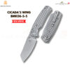 (มีส่งด่วน) มีดพับ Bestechman Cicada's Wing BMK06 ใบมีด 3.15 นิ้ว (Bar Lock) มีด EDC ดีไซน์พรีเมียม