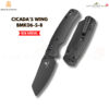 (มีส่งด่วน) มีดพับ Bestechman Cicada's Wing BMK06 ใบมีด 3.15 นิ้ว (Bar Lock) มีด EDC ดีไซน์พรีเมียม