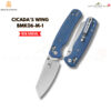 (มีส่งด่วน) มีดพับ Bestechman Cicada's Wing BMK06 ใบมีด 3.15 นิ้ว (Bar Lock) มีด EDC ดีไซน์พรีเมียม