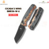(มีส่งด่วน) มีดพับ Bestechman Cicada's Wing BMK06 ใบมีด 3.15 นิ้ว (Bar Lock) มีด EDC ดีไซน์พรีเมียม
