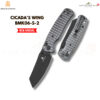 (มีส่งด่วน) มีดพับ Bestechman Cicada's Wing BMK06 ใบมีด 3.15 นิ้ว (Bar Lock) มีด EDC ดีไซน์พรีเมียม