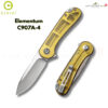 มีดพับ CIVIVI Elementum EDC ใบมีด D2 / 14C28N / Nitro-V / Damascus 2.96 นิ้ว ระบบ Liner Lock Outdoor Flipper Knife