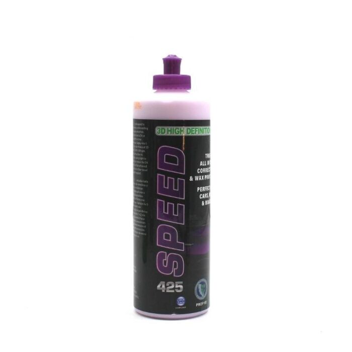 6e5f3f1ee962b3f9874d9fba90af8fb2.jpg 3D SPEED (HD SPEED) น้ำยาขัดสีรถขัด 500Ml 16OZ ขวดใหญ่ พร้อมให้ความเงาในขั้นตอนเดียว All in One Polish