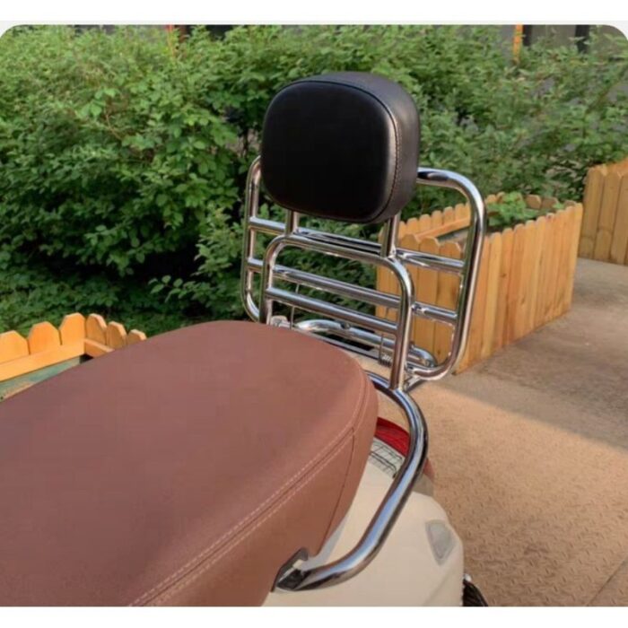 แร็คท้าย ตะแกรงหลัง พร้อมเบาะพนักพิง Vespa Sprint125 / Vespa Sprint150 / Vespa GTS300/Primavera