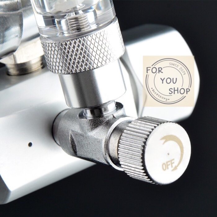 a9d885cf872d57291f539380fbc59499.jpg (CGA320)หัวเรกกูเรเตอร์ Mufan CO2 Regulator พร้อมโซลินอยด์ เกลียวไทยแท้ CGA320 ตู้ไม้น้ำ