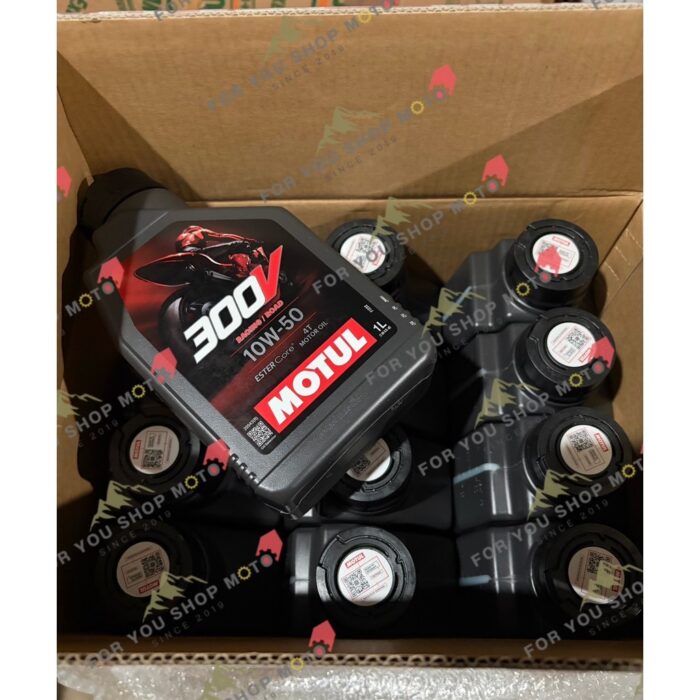 sg-11134201-820mb-mo13qcwgh4ap31.jpg น้ำมันเครื่อง Motul 300V 10W50 ESTER Core สังเคราะห์ 100% Road racing (ของแท้) ฉลากหลังลอกได้
