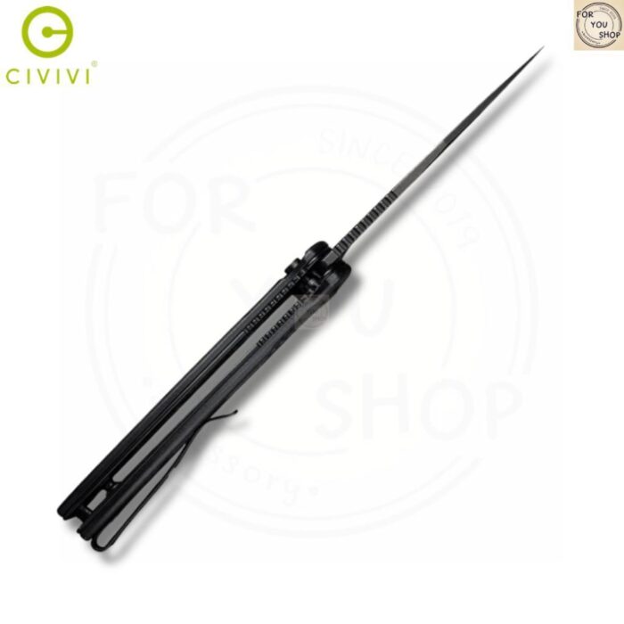 sg-11134201-8259y-mt6u46ecl821a6.jpg มีดพับ CIVIVI Cogent C20038E-1 ใบมีด 14C28N 3.47นิ้ว Half Serrated ด้าม G10 ระบบ Button Lock EDC สีดำ