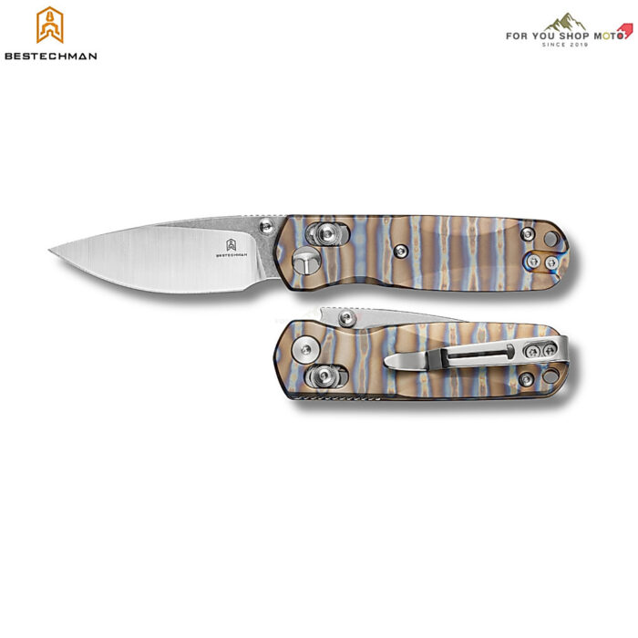 มีดพับพรีเมียม BESTECHMAN SPRITE (BMK21) เหล็ก Bohler M390 ด้าม Titanium / G10 มีด EDC ขนาดพกพา ระบบ B-Lock