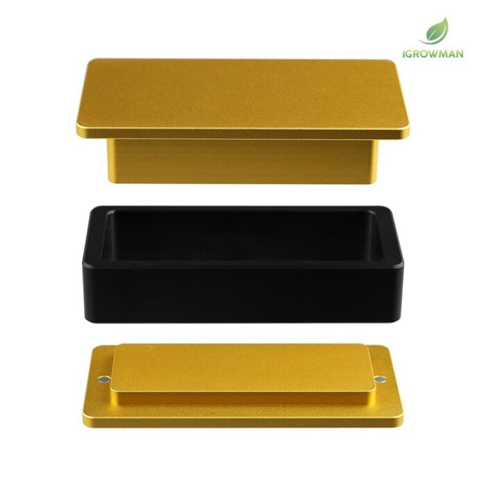 th-11134207-7r98x-lutexbxoi14eed-2.jpg LTQ Vapor Rosin Pre-Press Mold size 2"x4" Gold แม่พิมพ์สำเร็จรูป ขนาด 2"x4"นิ้ว สีทอง