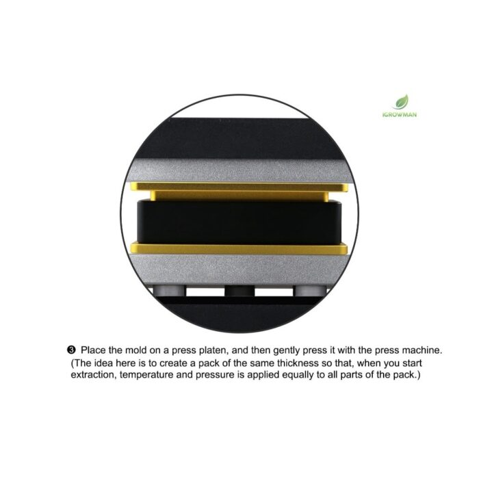 th-11134207-7r990-lutexbxorv3i7c-2.jpg LTQ Vapor Rosin Pre-Press Mold size 2"x4" Gold แม่พิมพ์สำเร็จรูป ขนาด 2"x4"นิ้ว สีทอง