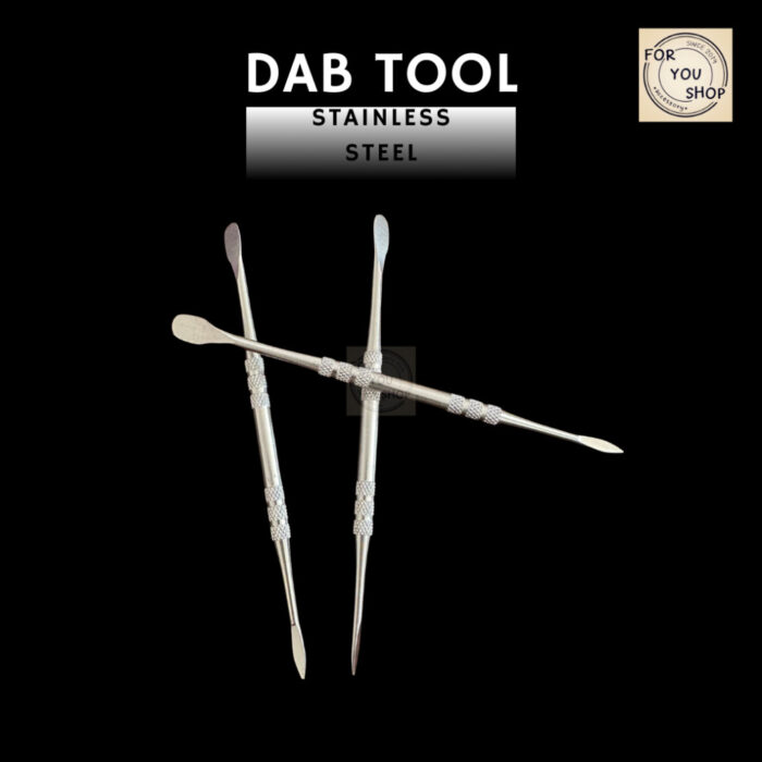 th-11134207-7rasl-m1tsvtobxx7t26-1.jpg ไม้แด๊บ สแตนเลส Dab Tool Stainless Steel แบบสองหัว ไม้ตักแด๊บ ไม้ตักเรซิ่น tool with resin