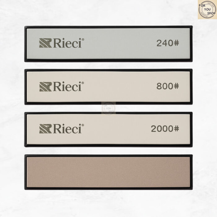 เครื่องลับมีด RIECI RC-002A รุ่นอัปเกรด ปรับองศาได้ 360° รองรับหินลับหลายประเภท พร้อมชุดหิน 4 เบอร์