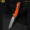 [BESTECH PLATYPUS] (BG28B) มีดพับพกพาเกรดพรีเมียม ใบมีด 3.43 นิ้ว เหล็ก D2 ด้ามจับ G10 (สีส้ม)