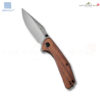 มีดพับ SENCUT Actium ใบมีด D2 3.46นิ้ว ด้ามไม้ Cuibourtia ระบบ Liner Lock รุ่น SA02F Flipper & Thumb Stud Knife EDC