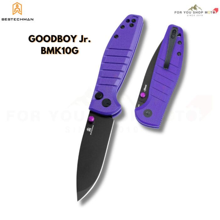 (มีส่งด่วน)BESTECHMAN GOODBOY Jr. Keanu (BMK10 Series) - มีดพับ EDC ขนาดใบมีด 2.83" ระบบ Button Lock คุณภาพสูง