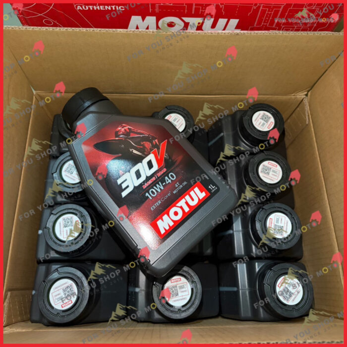 th-11134207-81ztc-ms14743skbnr31-2.jpg น้ำมันเครื่อง Motul 300V (5W40 / 10W40 / 10W50) ของแท้ 100% มีให้เลือกฉลาก EU (ฝรั่งเศส) และ สแกน QR Code