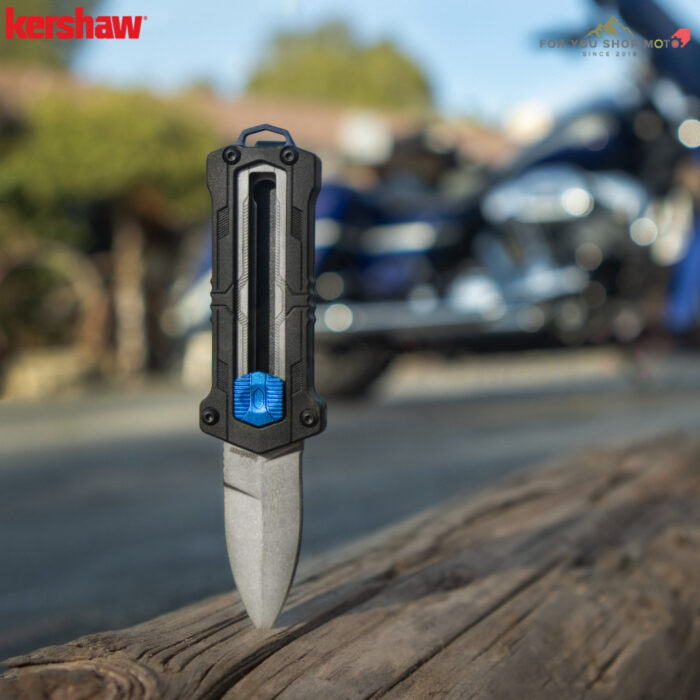 Kershaw 1190 Kapsule Manual OTF Slider มีดพับ EDC ออกแบบโดย Jens Ansø ใบมีด 8Cr13MoV ด้าม GFN ของแท้