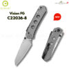 มีดพับ CIVIVI Vision FG EDC ใบมีด Nitro-V / Damascus 3.54 นิ้ว ด้าม G10 / Micarta / Ultem / Lexan Thumb Stud & Superlock