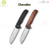 มีดพับ CIVIVI Chevalier ใบมีด 14C28N 3.46 นิ้ว ด้าม G10 / Wood ระบบ Button Lock แท้ 100% (C20022-1 / C20022-3)