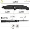 [New] มีดพับ CIVIVI Vyrent ใบมีด Nitro-X7 / Damascus 3.48 นิ้ว ด้าม G10 / Micarta รุ่นใหม่ Flipper & Thumb Stud C25037